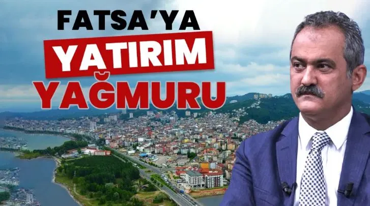 Mahmut Özer’in destekleriyle Fatsa’ya dev yatırımlar…