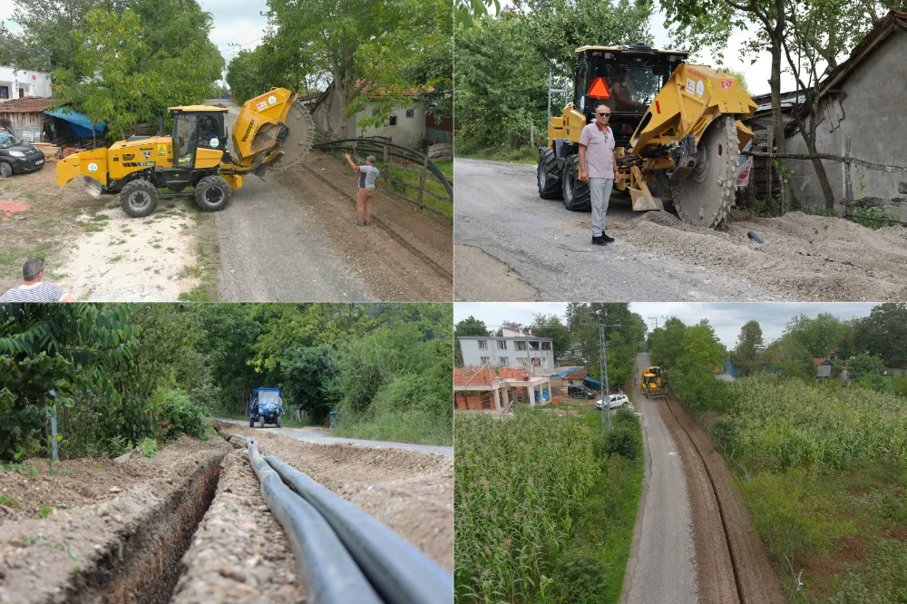 ÜNYE İLÇESİNDE 4 MAHALLE İÇME SUYU HATLARINA KAVUŞUYOR