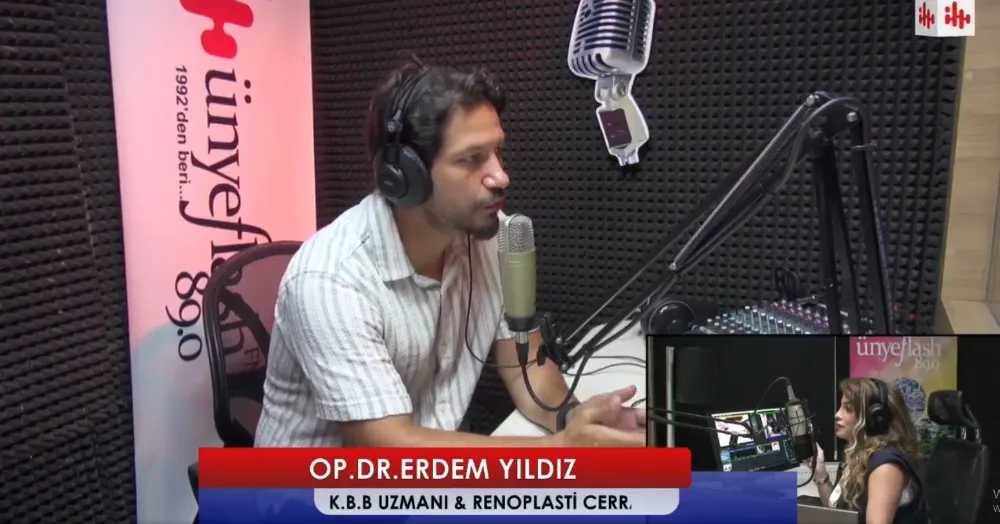 OP. DR. ERDEM YILDIZ, ONEY FLASH FM’DE BOTOKSU ANLATTI