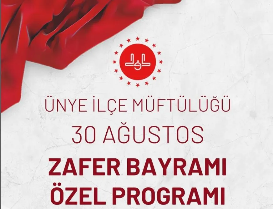 ÜNYE’DE ŞEHİT VE GAZİLER 30 AĞUSTOS
