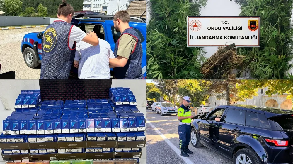 ORDU’DA KAÇAKÇILIK, UYUŞTURUCU VE TRAFİK DENETİMLERİ HIZ KESMİYOR