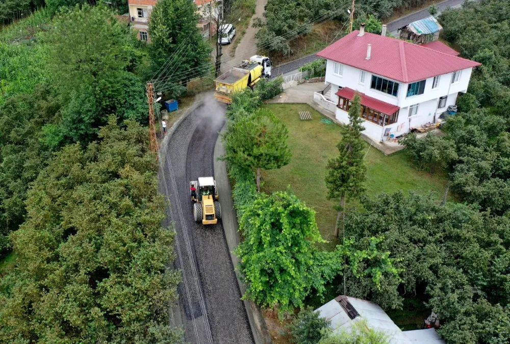 FATSA KÖSEBUCAĞI İLE KORGAN BAĞLANTISI ASFALTLANIYOR