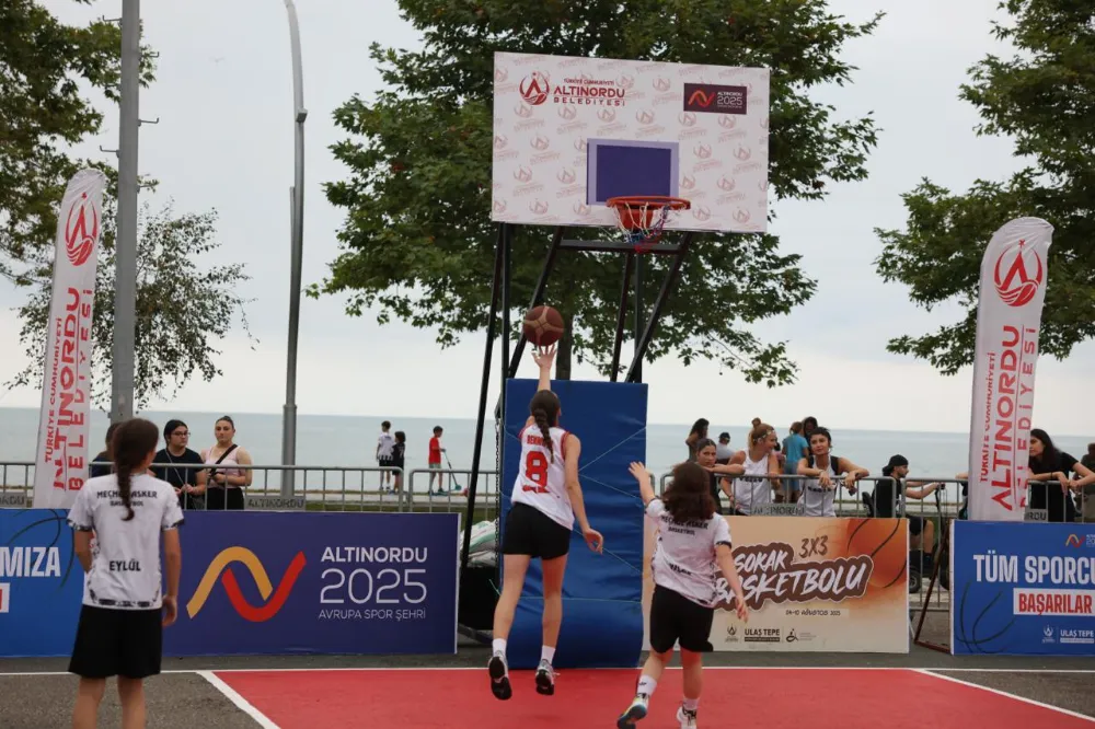 3x3 Sokak Basketbolu Turnuvası, başladı. 