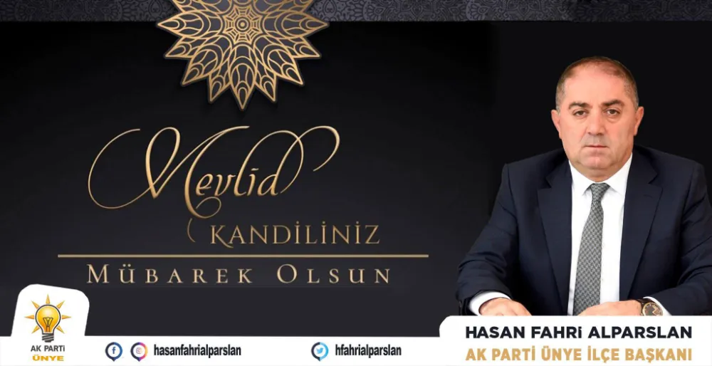 Başkan Hasan Fahri Alparslan’dan Kandil Mesajı